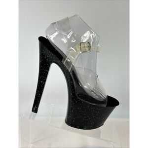 Pleaser Exotic Dancer Heels Women's 9 Ankle Strap 7" Heel Platform Stripper Shoe